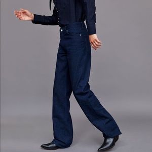 Zara The Heritage Straight Sunset Dark Wash Jeans
